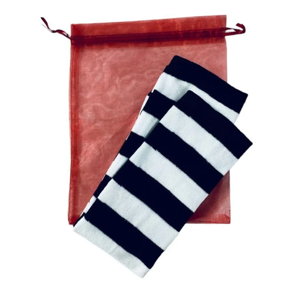Blue Stripe Over Knee Socks NEW